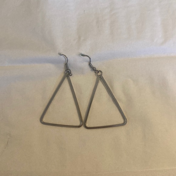 Triangle dangle earrings - Picture 1 of 2